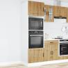 Oven Cabinets 2 pcs Kalmar Artisan Oak | Durable Engineered Wood