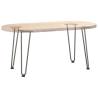 Hairpin Table Legs 4 pcs Natural Steel 42 cm - Durable Design