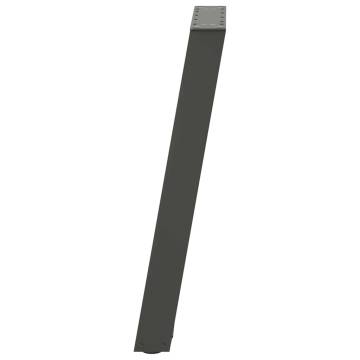 U-Shaped Dining Table Legs - Anthracite Steel 50x(72-73) cm