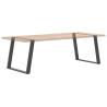 U-Shaped Dining Table Legs - Anthracite Steel 90x(72-73) cm