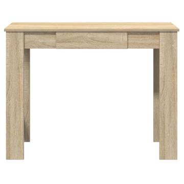 Desk Sonoma Oak 100x45x75 cm | Durable Engineered Wood