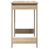 Desk Sonoma Oak 100x45x75 cm | Durable Engineered Wood