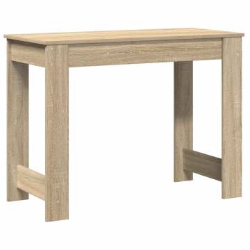 Desk Sonoma Oak 100x45x75 cm | Durable Engineered Wood