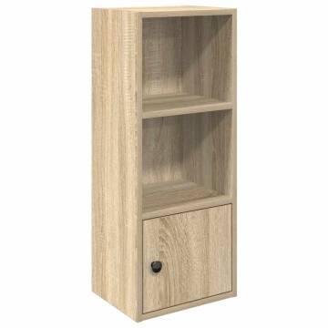 Sonoma Oak Bookcase - Stylish Storage Solution 31x24x77 cm