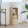 Sonoma Oak Bookcase - Stylish Storage Solution 31x24x77 cm