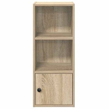 Sonoma Oak Bookcase - Stylish Storage Solution 31x24x77 cm