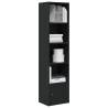  Bookcase Black Oak 31x24x127 cm Engineered Wood Colour black Quantity in Package 1 Height 127 cm 