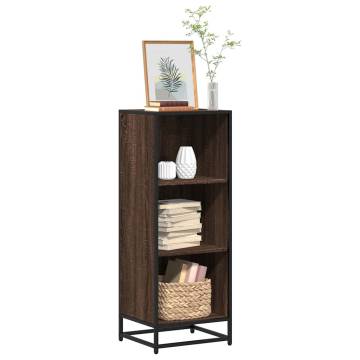 Book Cabinet Brown Oak 40x35x107.5 cm - Stylish Storage Solution