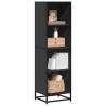  Book Cabinet Black 40x35x139 cm Engineered Wood Colour black Quantity in Package 1 Height 139 cm Width 40 cm 