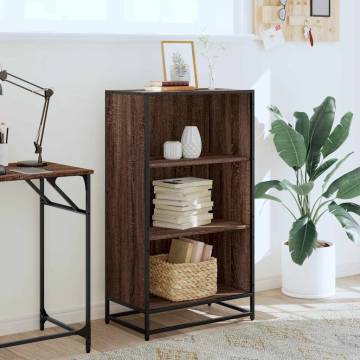 Book Cabinet Brown Oak - Stylish & Durable Storage | HiPoMarket