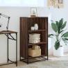 Book Cabinet Brown Oak - Stylish & Durable Storage | HiPoMarket