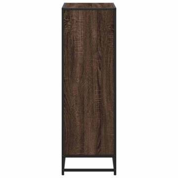 Book Cabinet Brown Oak - Stylish & Durable Storage | HiPoMarket