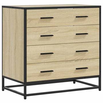 Stylish Drawer Cabinet Sonoma Oak - 70x41x70 cm | HipoMarket