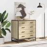 Stylish Drawer Cabinet Sonoma Oak - 70x41x70 cm | HipoMarket