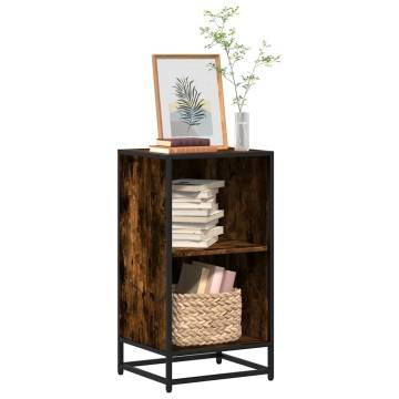 Book Cabinet Smoked Oak - Stylish Storage Solution | Hipo Market