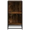 Book Cabinet Smoked Oak - Stylish Storage Solution | Hipo Market