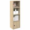  Bookcase Sonoma Oak 31x24x102 cm Engineered Wood Colour sonoma oak Quantity in Package 1 Height 102 cm 