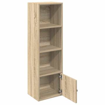 Bookcase Sonoma Oak - Stylish Engineered Wood Storage | HipoMarket