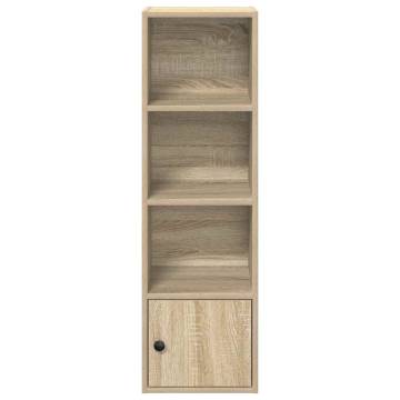 Bookcase Sonoma Oak - Stylish Engineered Wood Storage | HipoMarket