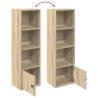 Bookcase Sonoma Oak - Stylish Engineered Wood Storage | HipoMarket