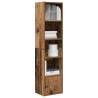 Stylish Bookcase in Old Wood - 31x24x127 cm | HipoMarket