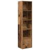 Stylish Bookcase in Old Wood - 31x24x127 cm | HipoMarket