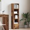 Stylish Bookcase in Old Wood - 31x24x127 cm | HipoMarket