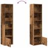 Stylish Bookcase in Old Wood - 31x24x127 cm | HipoMarket