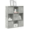  Bookcase Concrete Grey 89x24x101.5 cm Engineered Wood Colour concrete grey Quantity in Package 1 Height 101.5 cm Width 89 cm 