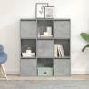 Concrete Grey Bookcase - Stylish & Functional Storage Solution