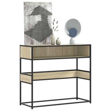 Console Table Sonoma Oak - Stylish & Durable | Hipomarket UK