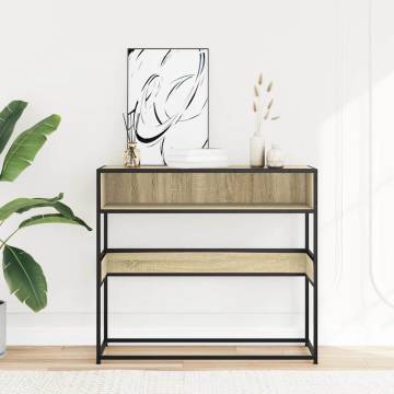 Console Table Sonoma Oak - Stylish & Durable | Hipomarket UK