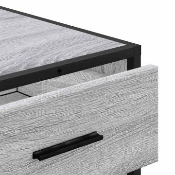 Stylish Drawer Cabinet Grey Sonoma - 70x41x56 cm Engineered Wood