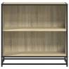 Book Cabinet Sonoma Oak - Stylish & Durable 80.5x35x76 cm