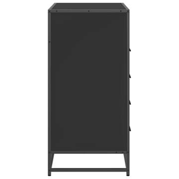 Stylish Black Drawer Cabinet - 70x41x83.5 cm | HipoMarket