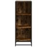 Book Cabinet Smoked Oak - Stylish Storage Solution | Hipo Market