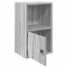 Bookcase Grey Sonoma 31x24x52 cm - Stylish & Durable Storage