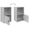 Bookcase Grey Sonoma 31x24x52 cm - Stylish & Durable Storage