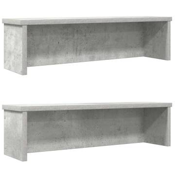 Stackable Kitchen Racks - 2 pcs Concrete Grey | Hipo Market