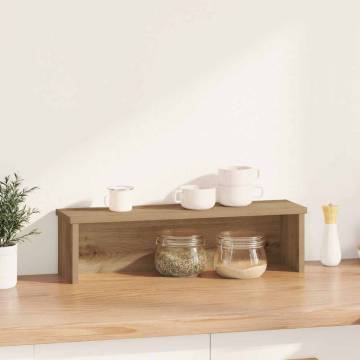 Stackable Kitchen Rack - Artisan Oak 50x15x16 cm