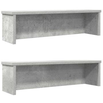 Stackable Kitchen Racks - Concrete Grey 60x15x16 cm | Hipomarket