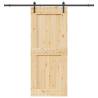  Sliding Door with Hardware Set 95x210 cm Solid Wood Pine Size 95 x 210 cm (213.5 cm) Quantity in Package 1 Model square 