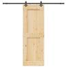  Sliding Door with Hardware Set 80x210 cm Solid Wood Pine Size 80 x 210 cm (213.5 cm) Quantity in Package 1 Model square 