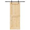  Sliding Door with Hardware Set 85x210 cm Solid Wood Pine Size 85 x 210 cm (152.5 cm) Quantity in Package 1 Model square 