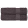  Bath Towels 2 pcs Anthracite 100x150 cm 360 gsm 100% Cotton Colour anthracite Size 100 x 150 cm Quantity in Package 2 