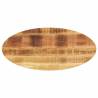 Oval Solid Wood Mango Table Top 110x40 cm | Hipomarket