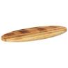 Oval Solid Wood Mango Table Top 110x40 cm | Hipomarket