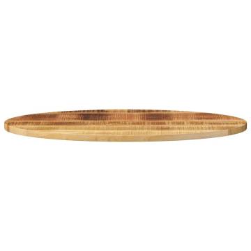 Oval Solid Wood Mango Table Top 110x40 cm | Hipomarket