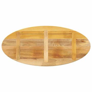 Oval Solid Wood Mango Table Top 110x40 cm | Hipomarket