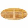 Oval Solid Wood Mango Table Top 110x40 cm | Hipomarket